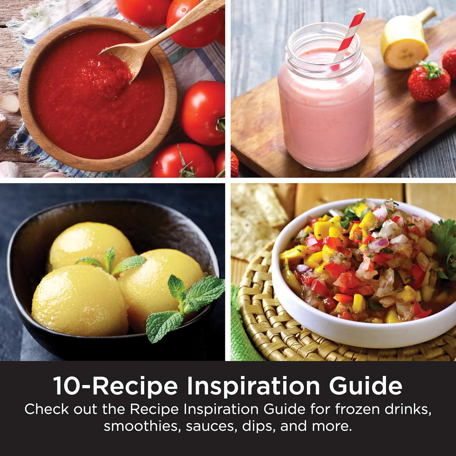 Ninja BR201AMZ Professional Blender 2.0, 1200 Watts, Auto-iQ Program, Total Crushing Blades, 72-oz. Pitcher, 4 Manual Speeds for Smoothies, Shakes, and Frozen Drinks, Dishwasher-Safe Parts, Dark Grey - Image 8