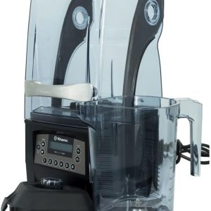 Vitamix 36019 The Quiet One On-Counter Bar Type 48 Oz Blender, black/clear