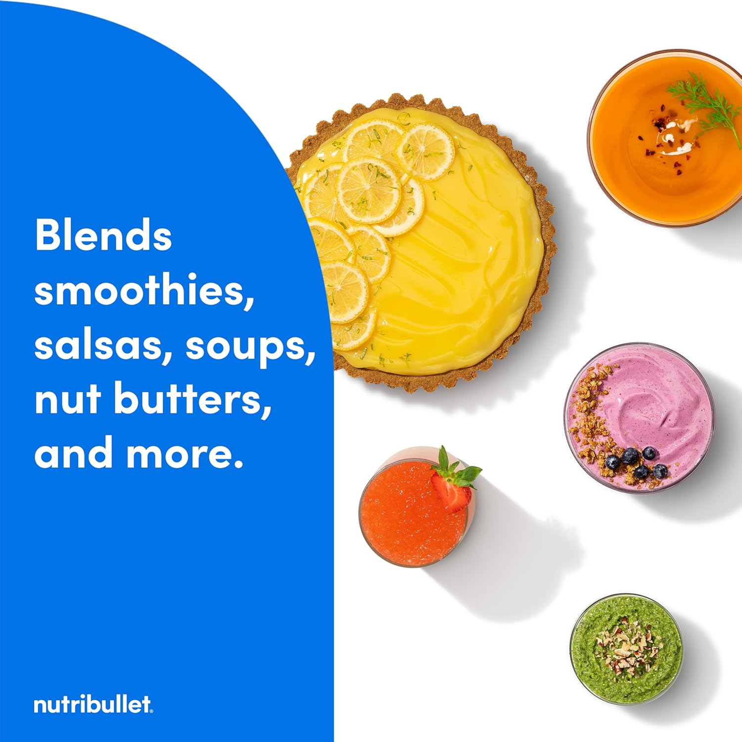 nutribullet® SmartSense Blender Combo, 1400W, 64oz Pitcher, 32oz & 24oz Cups, 5-Speed, Smoothies, Ice and Frozen Fruit, Nut Milk, Soup, Matte Black, NBF50700AK - Image 11