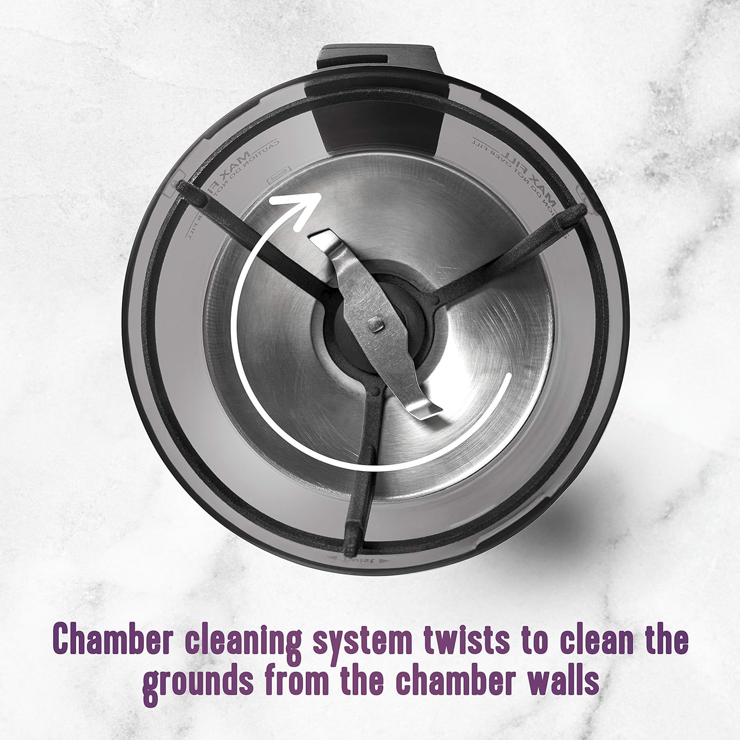 Mr. Coffee Automatic Coffee Grinder with 5 Presets, 12 Cup Capacity, Black – Ideal for Home Use and Espresso Lovers - Image 4