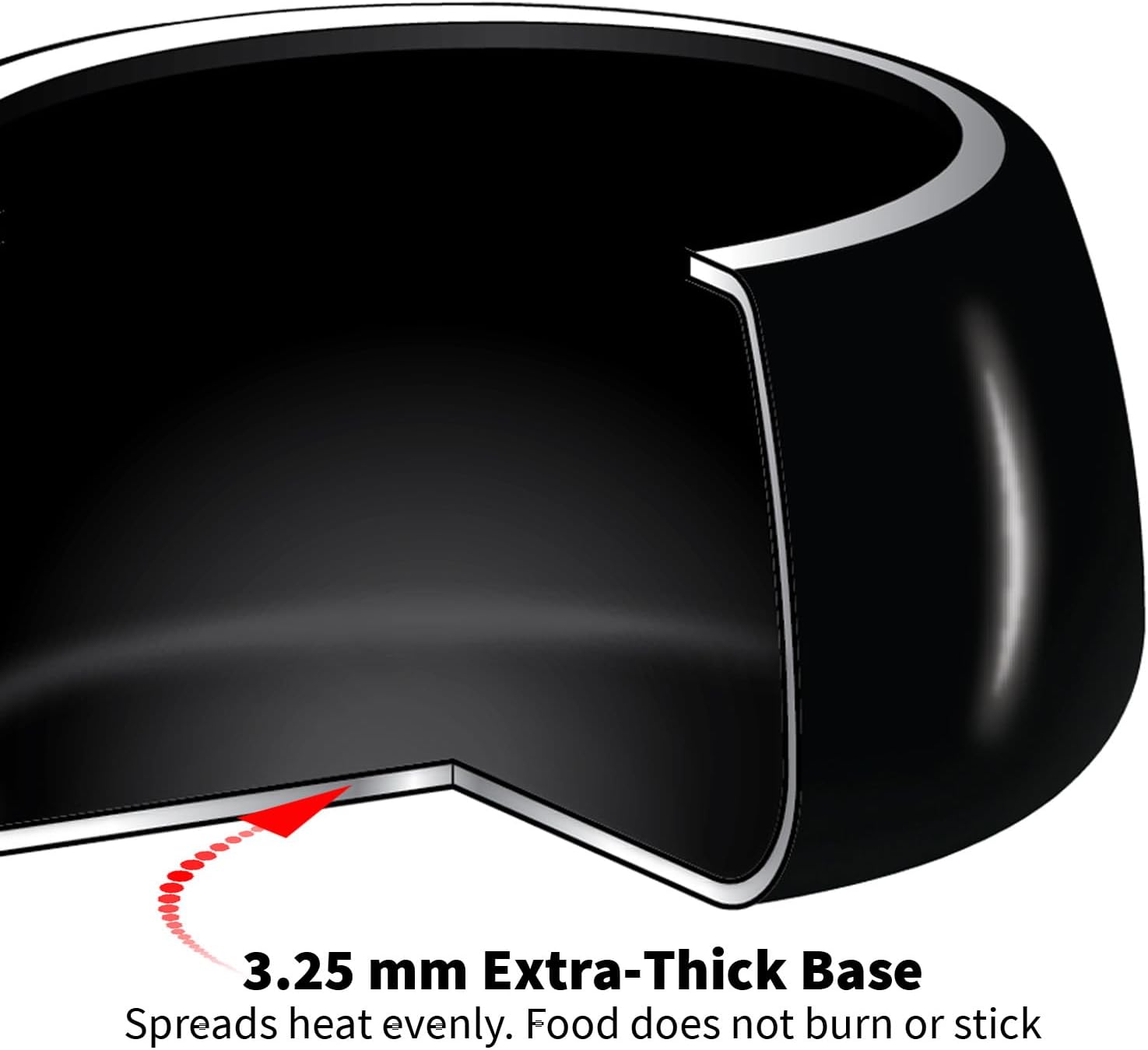 Hawkins 2 Litre Contura Black Pressure Cooker, Hard Anodised Inner Lid Cooker, Handi Cooker, Small Cooker, Black (CB20) - Image 7