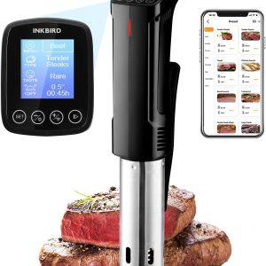 Sous Vide Cooker| Inkbird Wifi Sous Vide Mchine Sous vide Cooking Machine, 1000W Immersion Circulator with Recipes,Timer | Ultra-Quiet