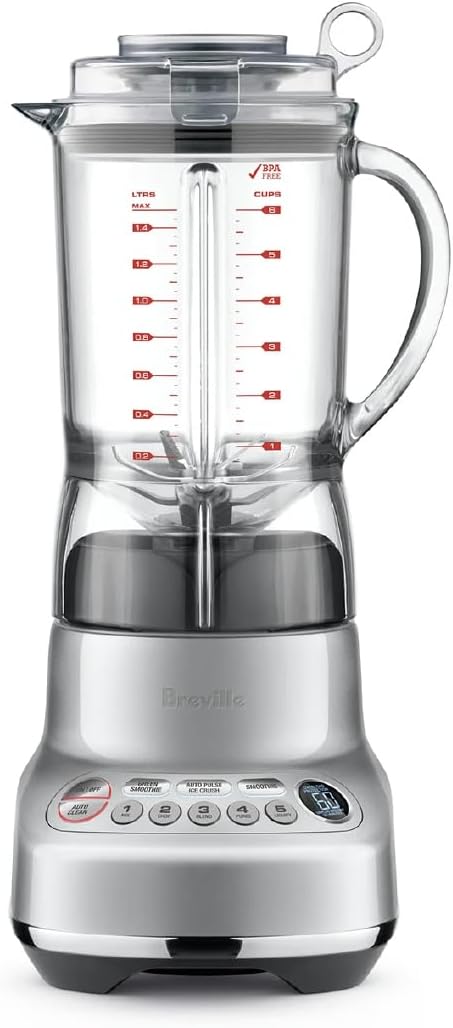 Breville BBL620SIL Fresh and Furious Blender, Silver