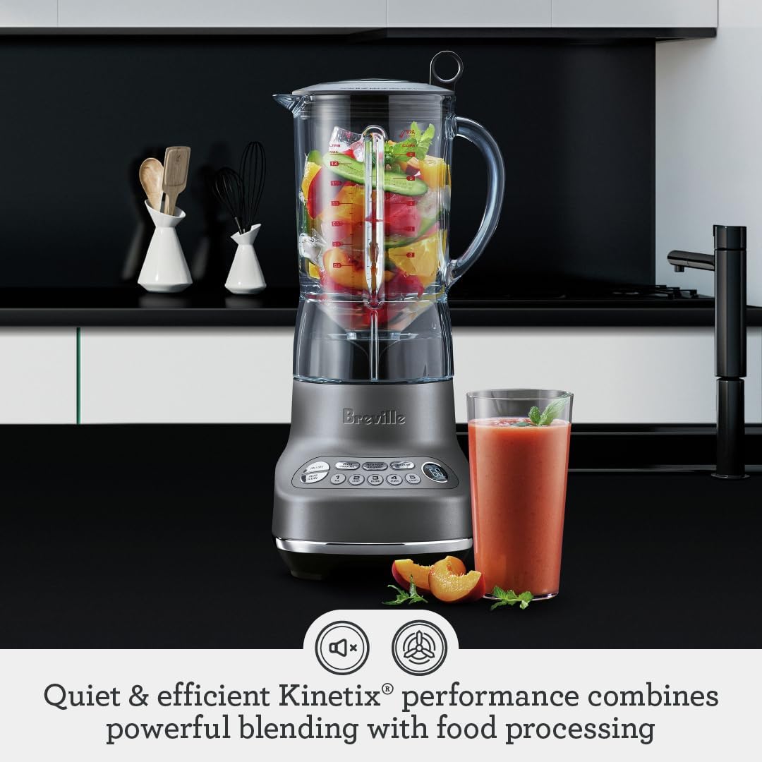 Breville BBL620SIL Fresh and Furious Blender, Silver - Image 2