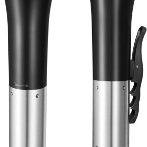 Sous Vide, Wancle Sous Vide Cooker 1100W IPX7 Waterproof Thermal Immersion Circulator With Reservation Function, Easy to store