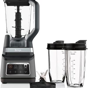 Ninja BN751 Professional Plus DUO Blender, 1400 Peak Watts, 3 Auto-IQ Programs for Smoothies, Frozen Drinks & Nutrient Extractions, 72-oz. Total Crushing Pitcher & (2) 24 oz. To-Go Cups, Black