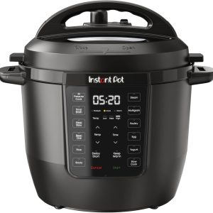 Instant Pot 6QT RIO 7-in-1 Multi-Cooker, Pressure Cooker, Slow cook, Sauté, Steam, Rice Maker, Yogurt, & Warmer, Black, 6 Quarts