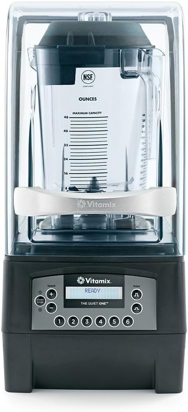 Vitamix 36019 The Quiet One On-Counter Bar Type 48 Oz Blender, black/clear - Image 5