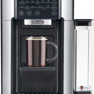 De'Longhi True Brew Drip Coffee Maker, Built in Grinder, Single Serve, 8 oz to 24 oz, Hot or Iced Coffee, Stainless, CAM51025MB