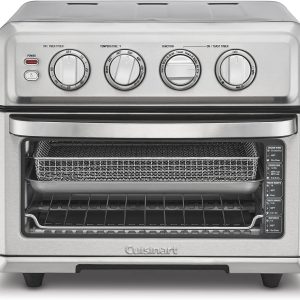 Cuisinart Air Fryer Toaster Oven with Grill, 1800W 8-1 Air Fryer Oven with Bake, Convection Bake, Grill, Broil and Warm Options, Large Capacity, 60-Minute Timer, TOA-70NAS, Stainless Steel