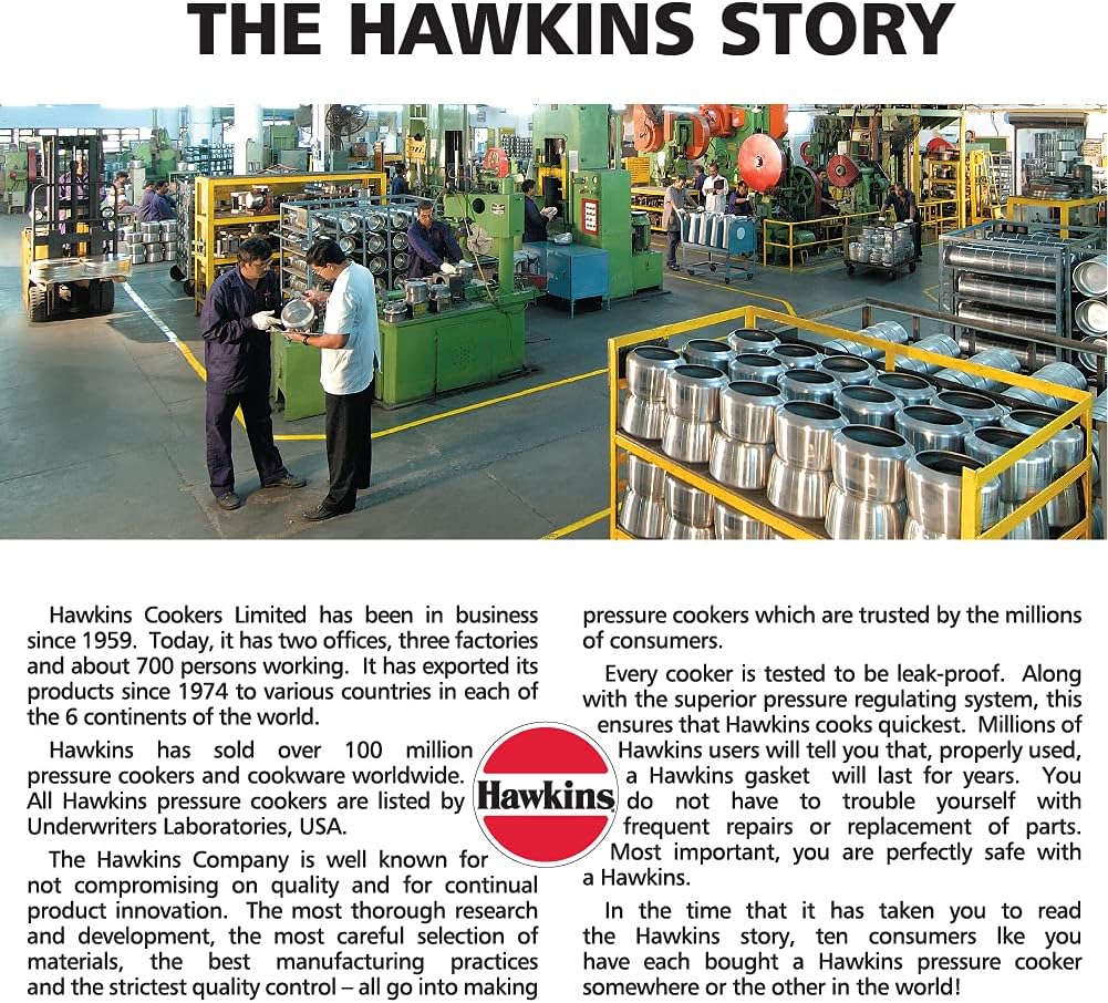 Hawkins 4 Litre Classic Pressure Cooker, Best Inner Lid Cooker, Silver (CL40) - Image 7