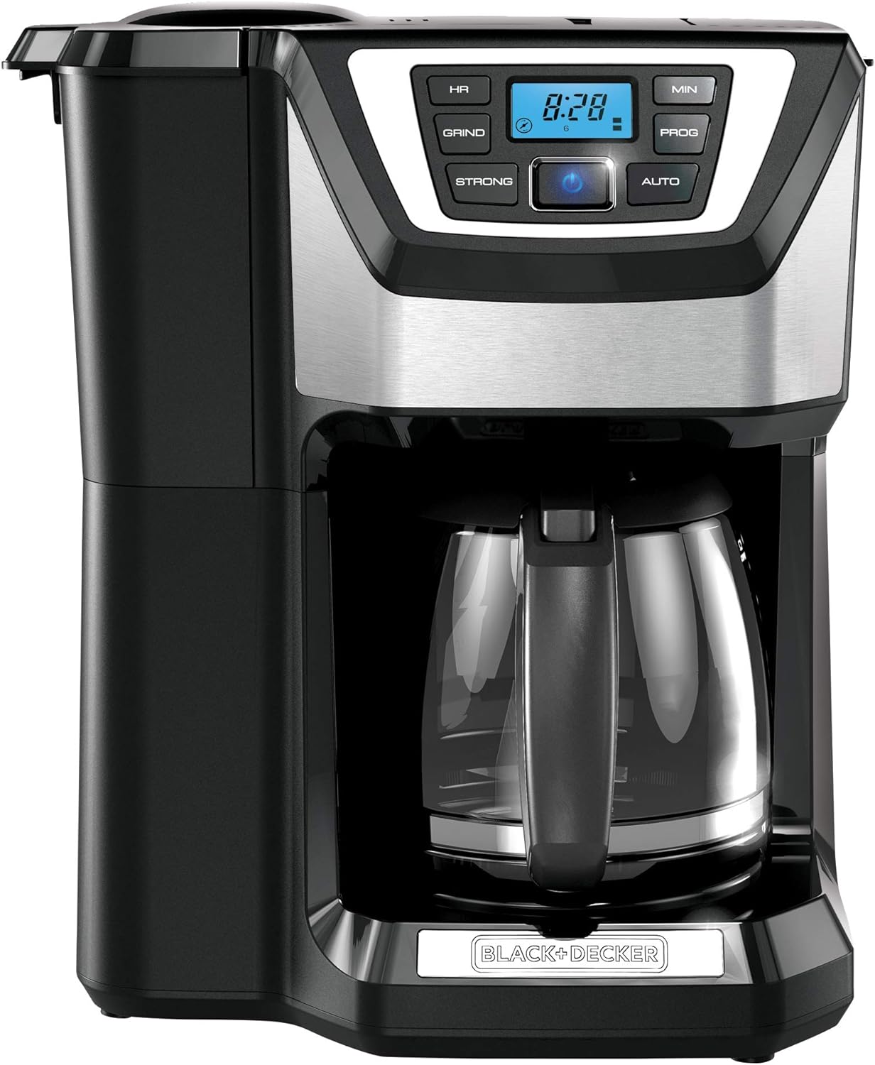 Black and Decker BLACK+DECKER 12-Cup Mill and Brew Coffeemaker, Black, CM5000B - Image 8