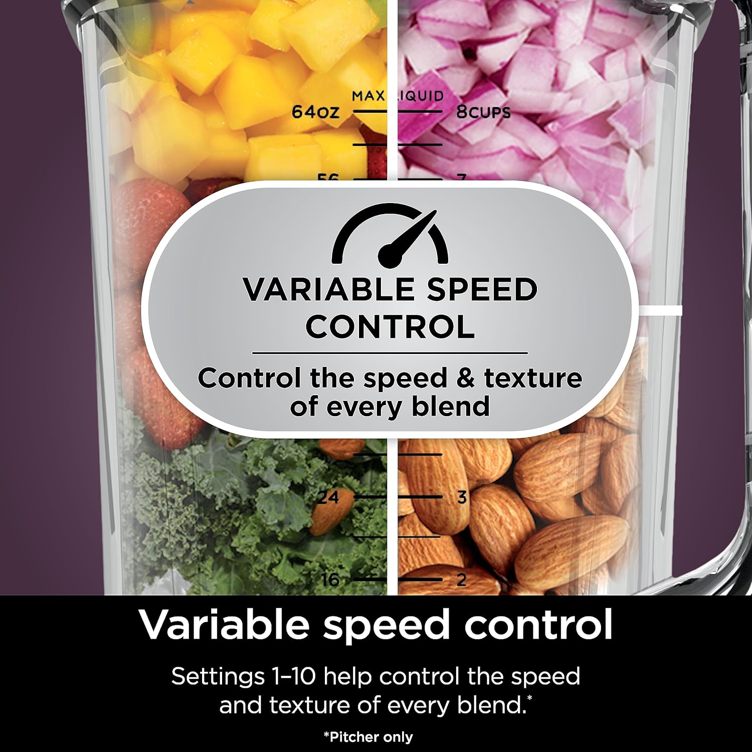 Ninja | All-in-One Blender and Food Processor | Best for Smoothies, Cookie Dough, Salsas, Cole Slaw and More | BlendSense Intelligence for Perfectly Smooth Results | 1800 Watt | Black | TB401 - Image 14