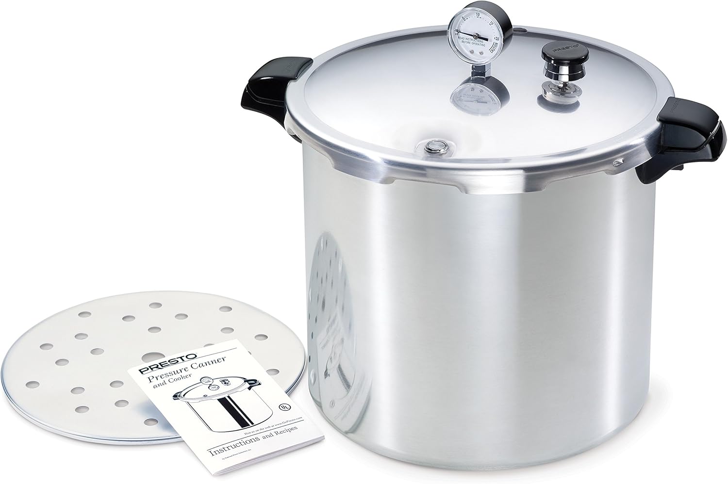 Presto 01781 Pressure Canner and Cooker, 23 qt, Silver - Image 3