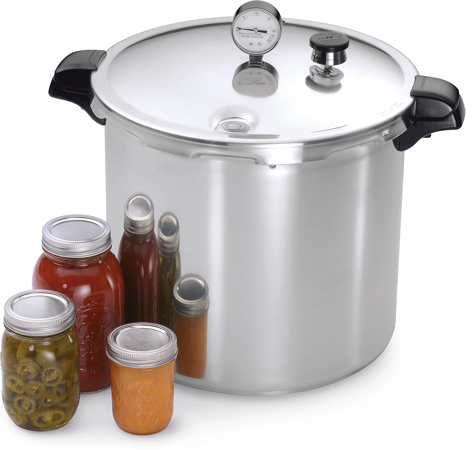 Presto 01781 Pressure Canner and Cooker, 23 qt, Silver - Image 2