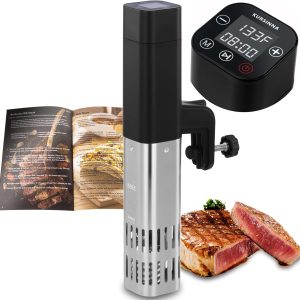 Sous Vide Machine, 1000W Precision Cooker Slow Cooker, 15dB Ultra-Quiet Immersion Circulator With Accurate Temperature Digital Timer, IPX7 Waterproof