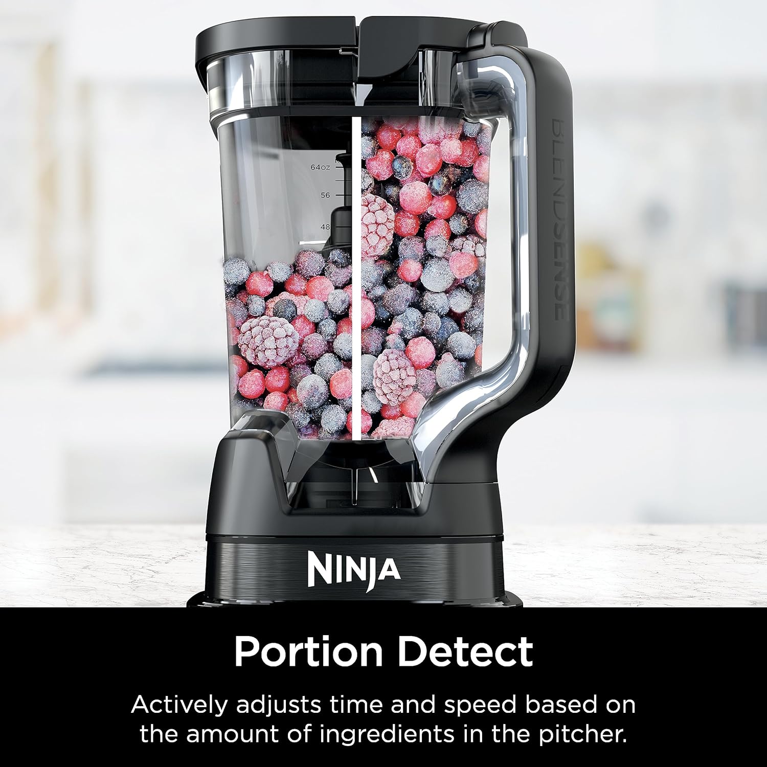 Ninja | All-in-One Blender and Food Processor | Best for Smoothies, Cookie Dough, Salsas, Cole Slaw and More | BlendSense Intelligence for Perfectly Smooth Results | 1800 Watt | Black | TB401 - Image 5
