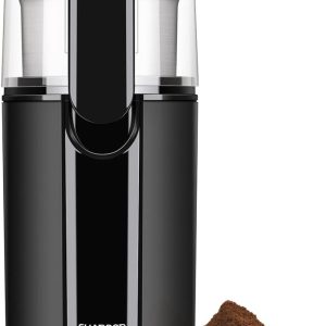 SHARDOR Coffee Grinder Electric, Coffee Bean Electric, Herb, Nut Grain Grinder with 1 Removable Stainless Steel Bowl, Black
