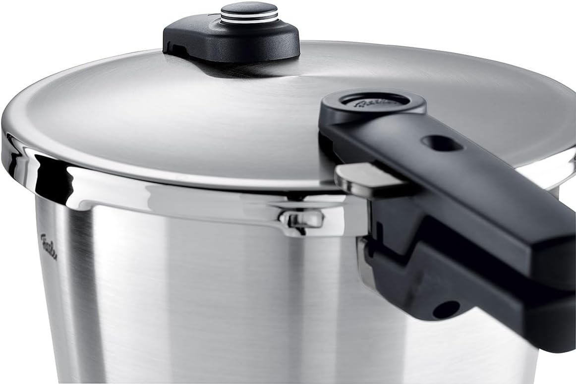 Fissler Vitaquick Premium 3 Piece Set, 3.7 Quart and 6.3 Quart Pressure Cooker with Glass Lid - Image 6