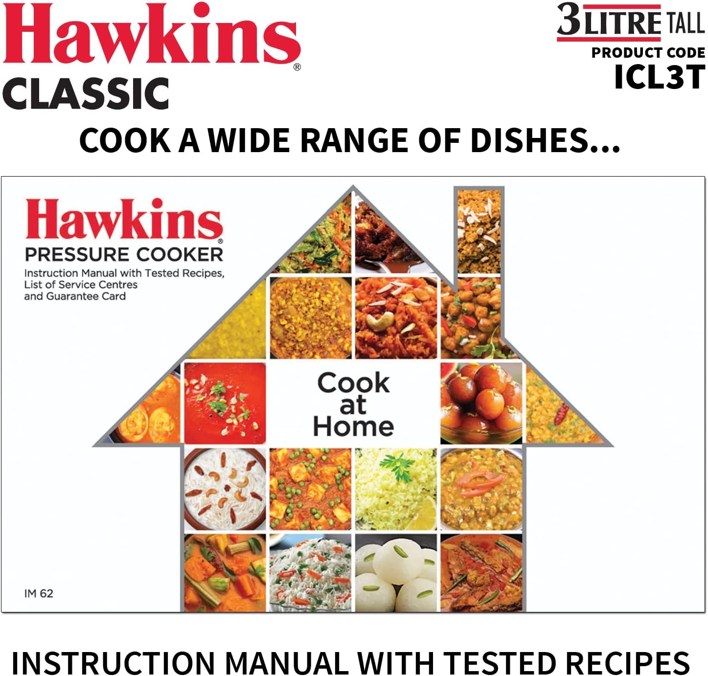 Hawkins Aluminium Classic 3 Litre Pressure Cooker, 3.2 Quarts, Silver, Ideal for 3-4 Persons, Super-fast Cooking, Saves Fuel - Image 5