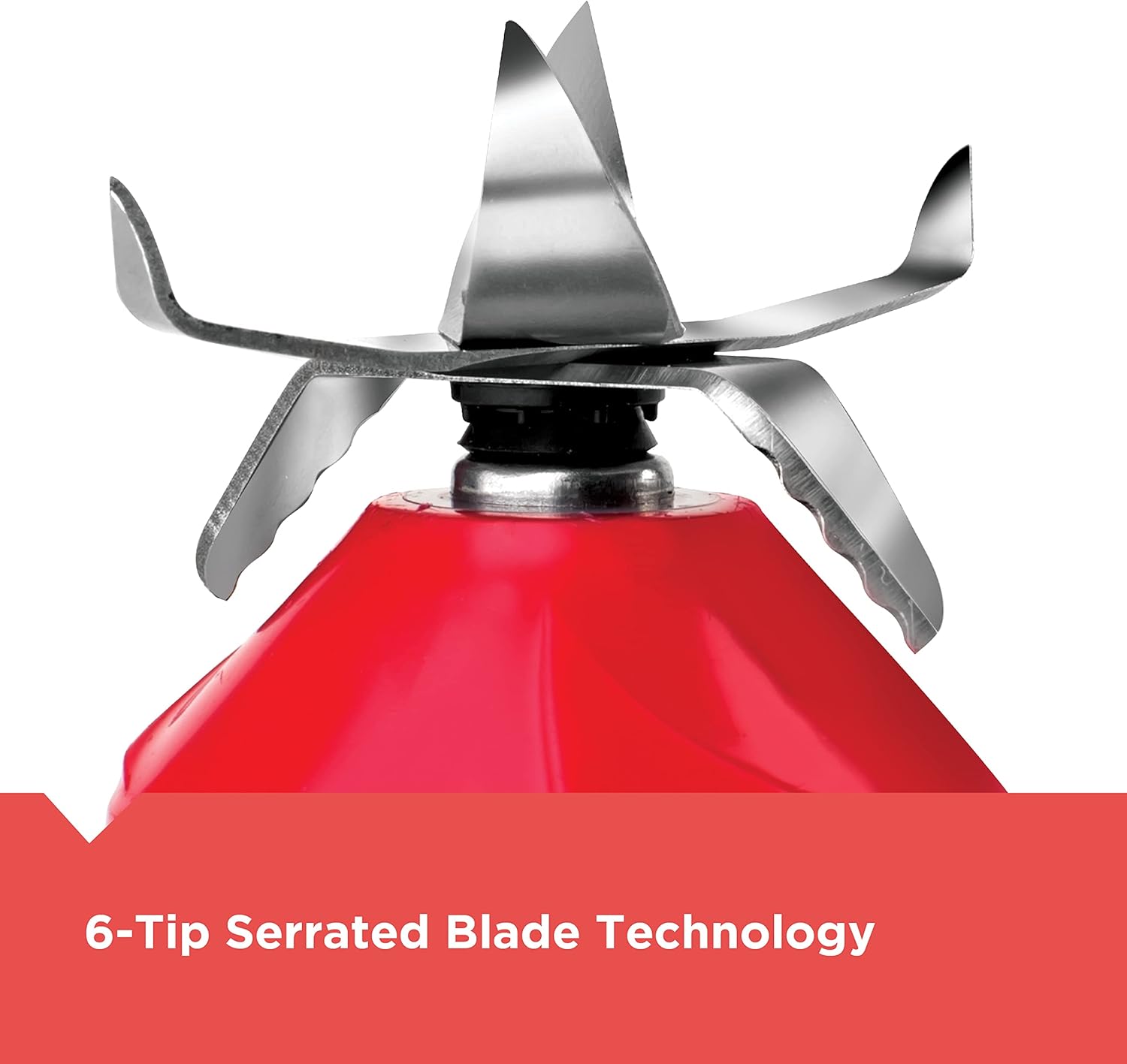 Black+Decker Quiet Blender with 6-Cup Cyclone Glass Jar, 3 Speeds + 3 Functions & Serrated Blade Technology for Faster Blending, Pulse Button and 24-oz Personal Jar, 900W - Image 5