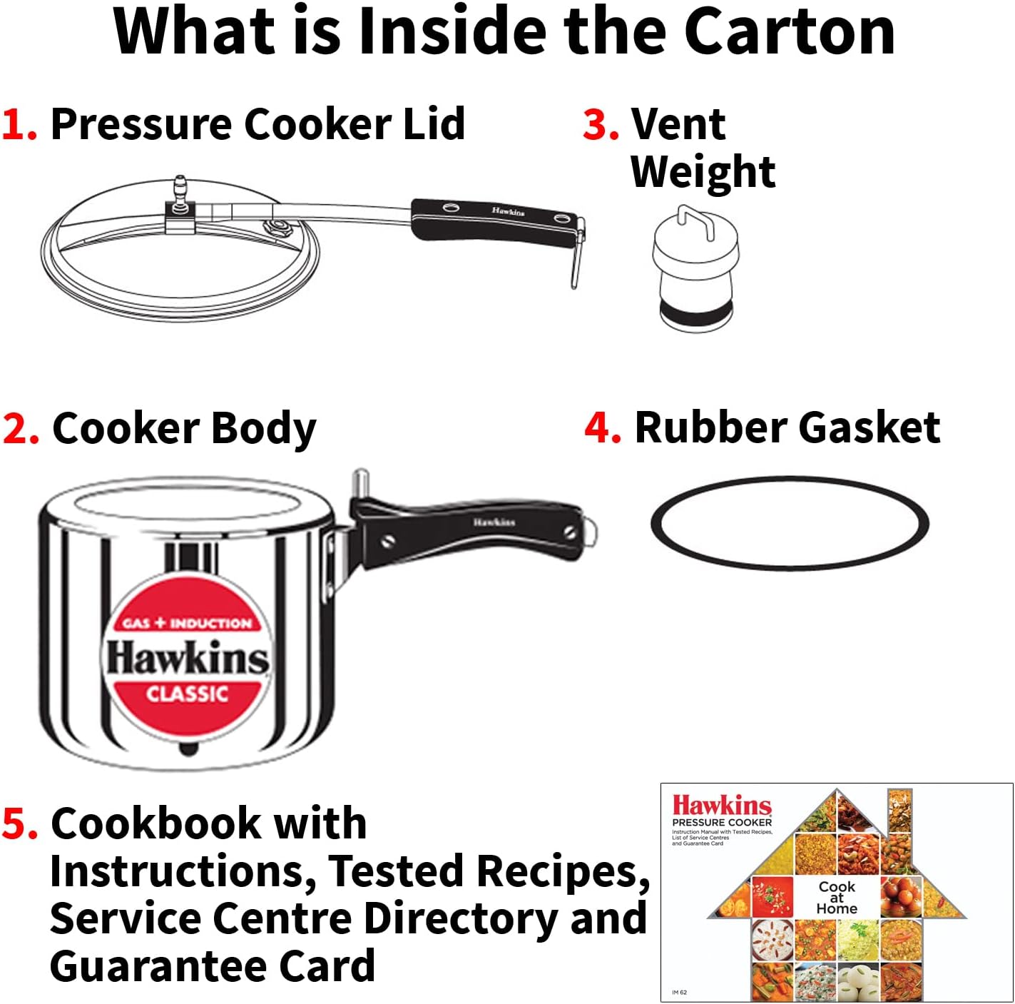Hawkins Aluminium Classic 3 Litre Pressure Cooker, 3.2 Quarts, Silver, Ideal for 3-4 Persons, Super-fast Cooking, Saves Fuel - Image 7