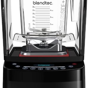 Blendtec Professional 800 - Blender with WildSide+ Jar (90 oz) for Smoothies & Frozen Drinks - Quietest Professional-Grade Power - 11-Speed Touch Slider - Easy to Clean - Black