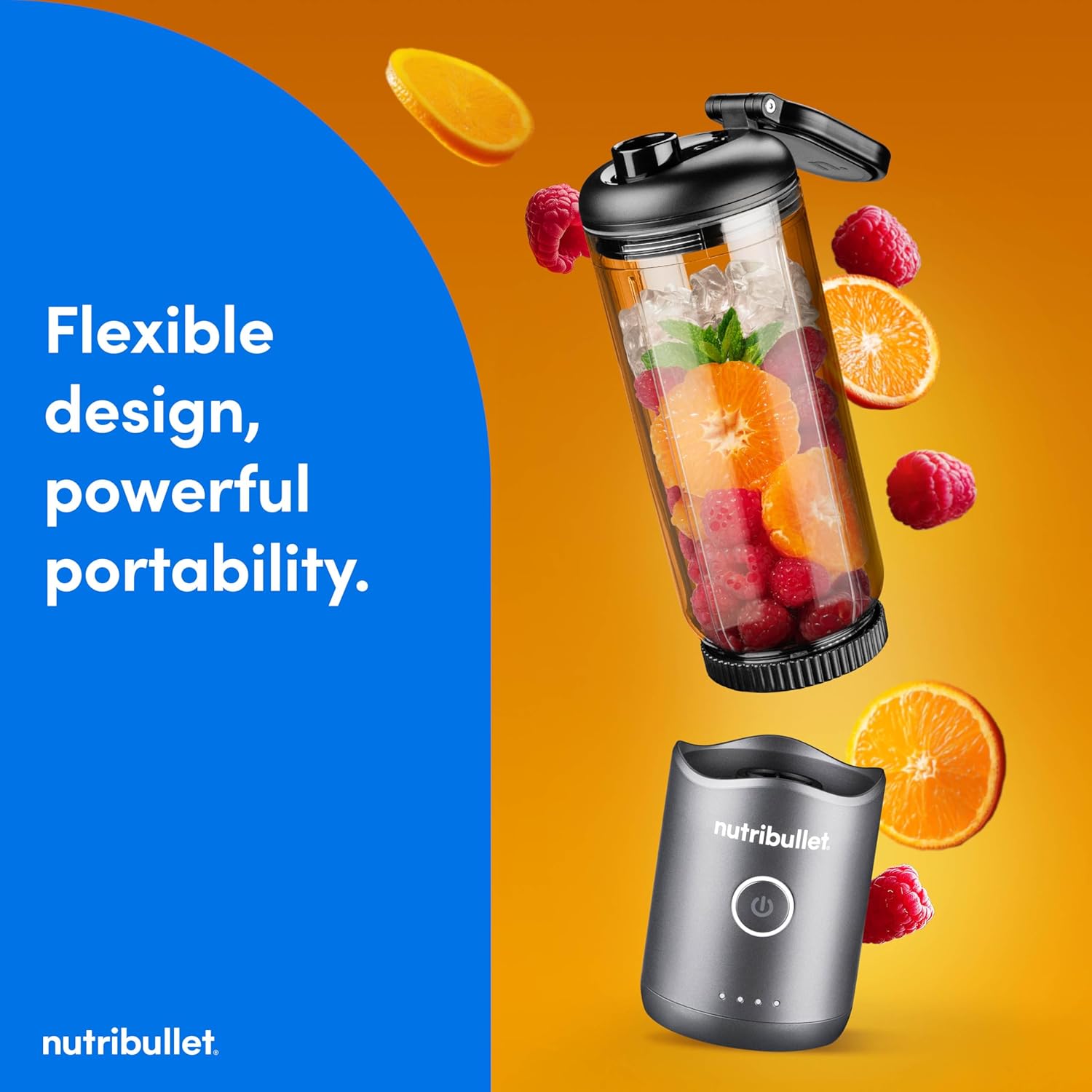 nutribullet Flex portable blender NBPB50200, Gunmetal Gray - Image 2
