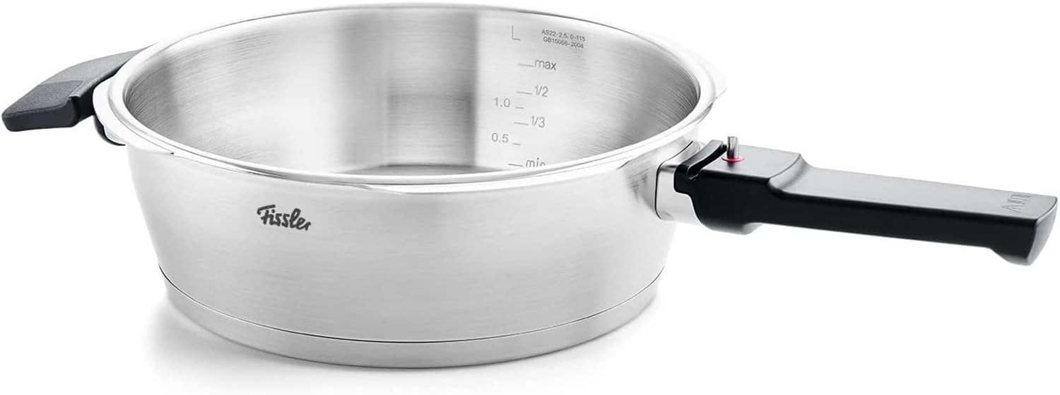 Fissler Vitavit Premium Pressure Cooker with Steamer Insert, 2.6 Quart - Image 5