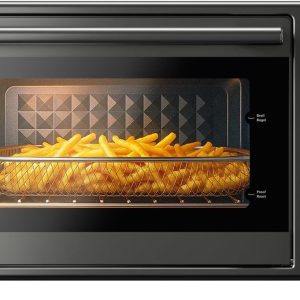 TOSHIBA ChefFry Air Fryer Toaster Oven Combo, 12-in-1 Convection Countertop Oven, 34QT / 32L Large Capacity, 1750W, Master Pizza Modes Design with Exclusive Dual-Temp Tech