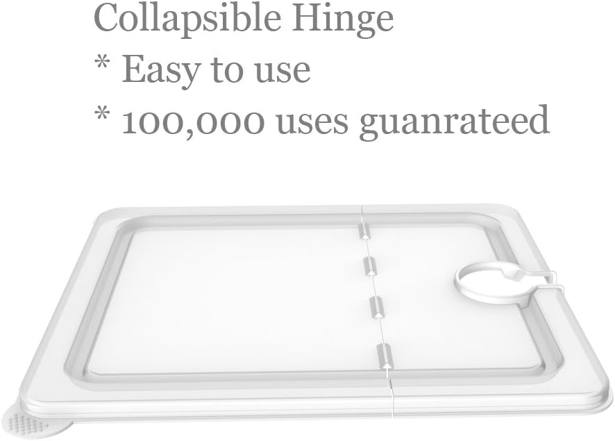 EVERIE Sous Vide Container 12 Quart EVC-12 with Collapsible Hinged Lid Compatible with Anova Nano or AN500-US00 or Anova Pro 3.0 or Anova Mini, Also Fits Instant Pot - Image 4