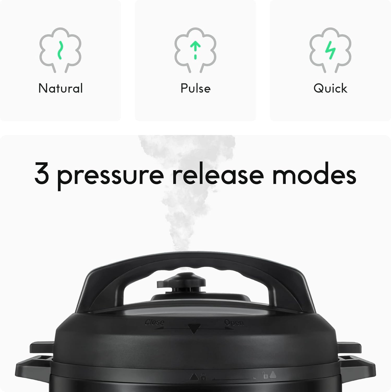 CHEF iQ Smart Pressure Cooker with WiFi and Built-in Scale - Easy-to-Use 10-in-1 Multicooker with 500+ Guided Recipes - Rice Cooker, Slow Cooker, Instant Meals for Foodies - 6 Quart - Family Size - Image 8