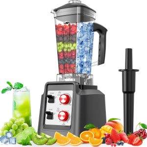 Blender, Blender for Smoothies, Blenders for Kitchen, Professional Countertop Blenders with 68Oz. Pitcher, Adjustable Speeds, Timing Control, HS-209D