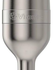 Vitamix 5-Speed Immersion Blender, Professional-Grade Hand Blender with 625-Watt Motor and Stainless-Steel Blade, Stainless Steel/Black