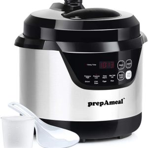 3 Quart Pressure Cooker 8 IN 1 Multi Use Programmable Instant Cooker Electric Pressure Pot with Slow Cook, Rice, Steamer, Sauté, Brown, Warmer