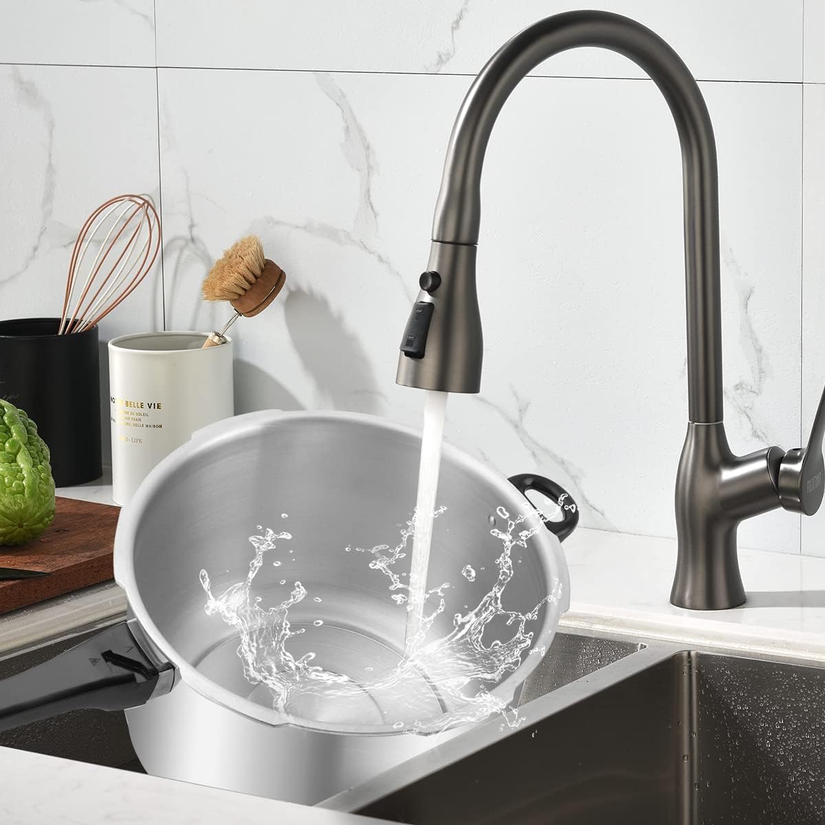 BreeRainz 12 Quart Pressure Cooker, Aluminum Pressure Canner w/Cooking Rack for Steaming,Canning and Stewing, Silver - Image 7