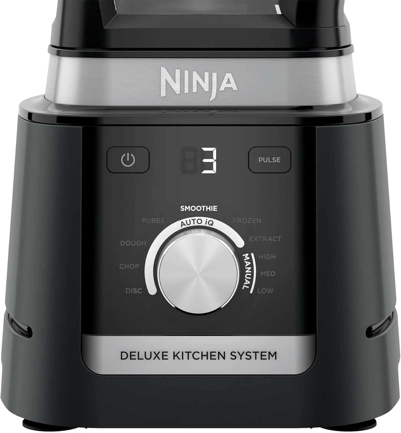 Ninja (Refurbished) CO905KS Deluxe Kitchen System, 1600 WP Auto-IQ Base, 88-oz. Picther, 9-cup Deluxe Food Processor, (2) 24-oz. Single-Serve Cups (Renewed) - Image 5