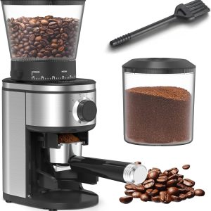 Coffee Grinder, Electric Conical Burr Grinder with 30 Grind Settings for 2-12 Cups, Adjustable Burr Mill for Home Use