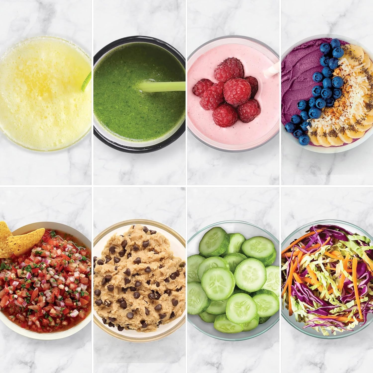 Ninja (Refurbished) CO905KS Deluxe Kitchen System, 1600 WP Auto-IQ Base, 88-oz. Picther, 9-cup Deluxe Food Processor, (2) 24-oz. Single-Serve Cups (Renewed) - Image 7